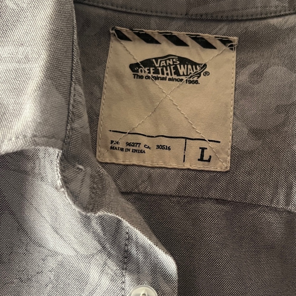 Vans Tropical  Hawaiian Shirt size L - Picture 5 of 6